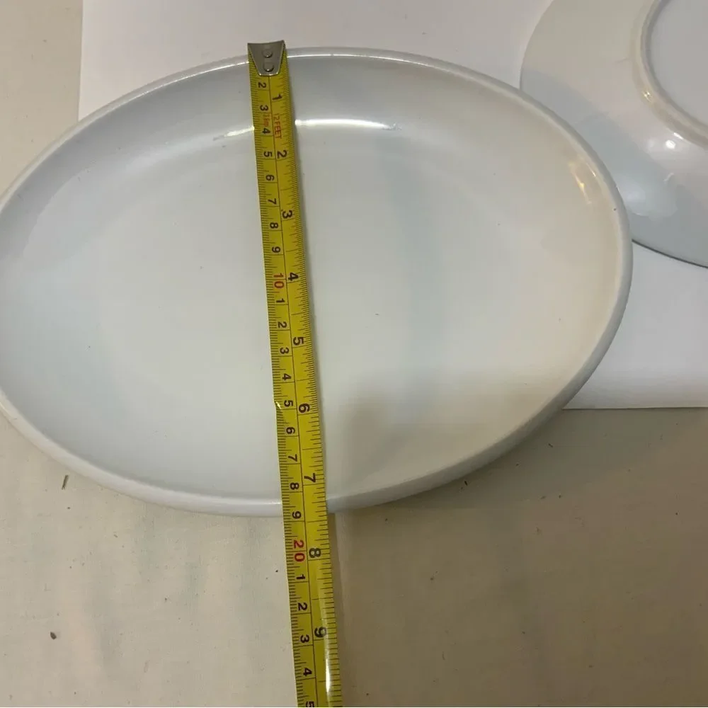 Crate and Barrel Oval Platter 10x7.5 “ Serving Platters – Set of 2